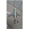 Image 9 : Vintage Grasshopper BC-3 Tin Toy Airplane 12”×15” and Eastern Boeing 727 Tin Toy Jet, 16”×13”