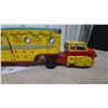 Image 7 : Marx Roy Rogers Trigger Horse Van Pressed Steel Truck and Trailer, Dodge M-214 Cab, c. 1950, 15”