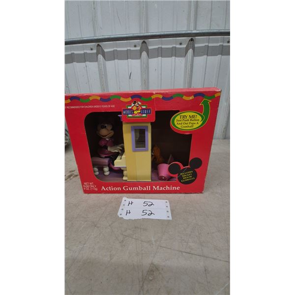 Mickey's Stuff for Kids Action Gumball Machine with Minnie Mouse, in Original Box