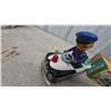 Image 7 : Marusan Battery-Operated Tin Police Car with Plastic-Head Driver, Model 6167, with Box, 9”