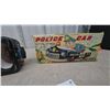 Image 9 : Marusan Battery-Operated Tin Police Car with Plastic-Head Driver, Model 6167, with Box, 9”
