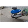 Image 7 : Masudaya MS-70 Clockwork Wind-Up Tin Motorcycle with Sidecar in Original Box, 7”