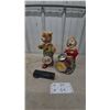 Image 1 : Vintage Cragstan Melody Band Battery-Operated Drumming Clown and Teddy Bear Remote Control Toys