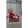 Image 5 : Vintage Cragstan Melody Band Battery-Operated Drumming Clown and Teddy Bear Remote Control Toys