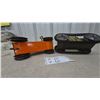 Image 10 : Vintage Tin Litho Wind-Up Toy Tractors, Wheeled and Crawler Styles, Marx and Made in Canada, 8”