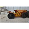 Image 3 : Vintage Tin Litho Wind-Up Toy Tractors, Wheeled and Crawler Styles, Marx and Made in Canada, 8”