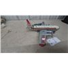 Image 6 : Linemar Toys Japan Capital Airlines Vickers Viscount 751 Turboprop Tin Remote Control Airplane
