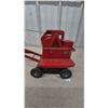 Image 6 : Vintage Tri-ang Jones KL44 Mobile Crane Red Pressed Steel Toy, 1950s or 1960s, 20”