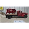 Image 1 : Chevrolet Flatbed Truck Model, 16”, with Die-Cast McCormick-Deering W-30 Tractor