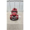 Image 5 : Chevrolet Flatbed Truck Model, 16”, with Die-Cast McCormick-Deering W-30 Tractor