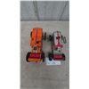 Image 8 : Marx Tin Litho Toy Tractors: Orange Caterpillar Diesel and Gray/Pink Streamlined Number 5
