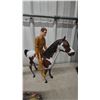 Image 3 : Best of the West Action Figure Set: 4 Figures, 1 Baby, 2 Horses Plus Accessories