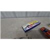 Image 7 : Vintage Tin Wind-Up Toys, Whale Eating Fish, Sea Cat Felix Speedboat and Duck