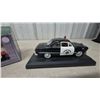 Image 4 : Ford Custom Coupe California Highway Patrol and 1955 Chevrolet Bel Air Die-Cast Models, 1/24 Scale