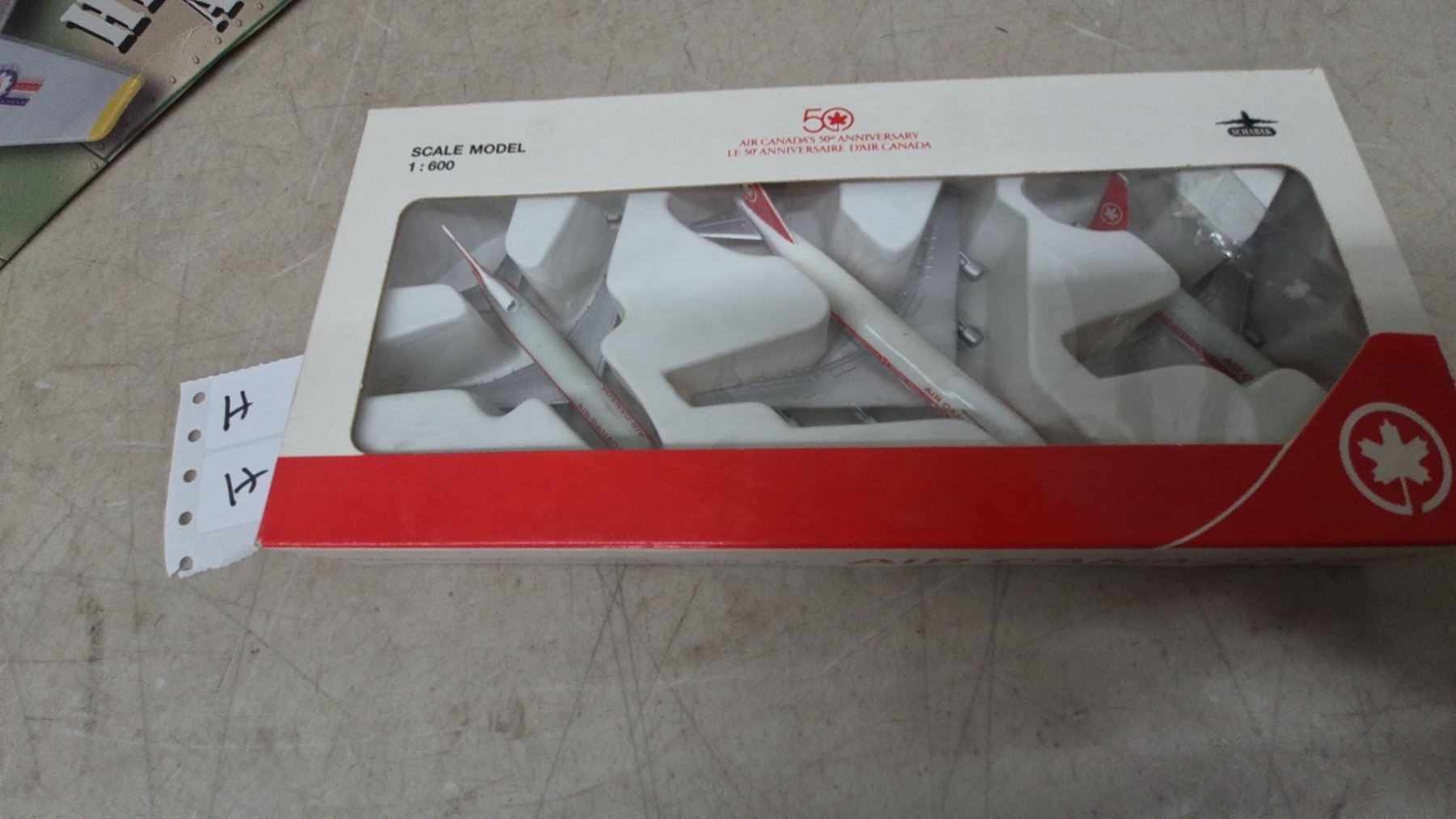 Sky Scale Air Canada 50th Anniversary 1:600 Scale Model Set by Herpa and DY Toy ...