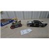 Image 1 : Vintage Japan Tin Litho 1955 Oldsmobile Holiday Coupe Police Car and Tin Litho Lever Action Car