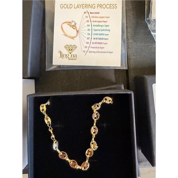 18 KT GOLD OVERLAY NECKLACE
