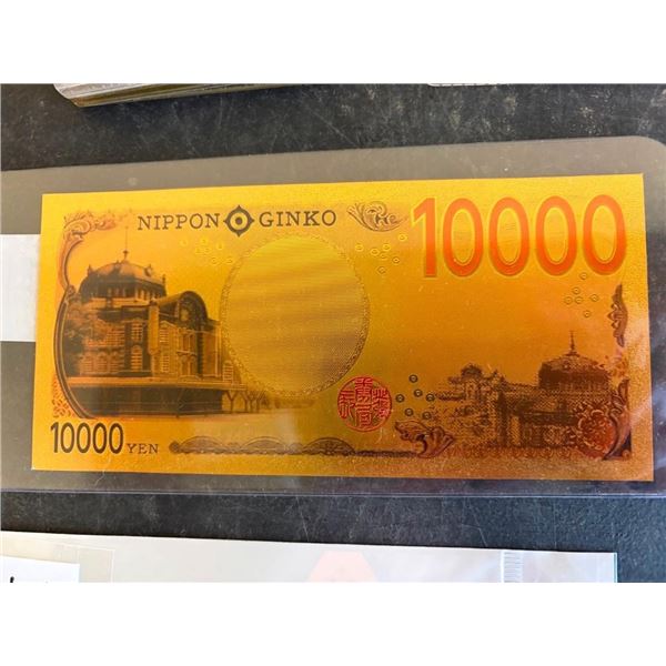 COLLECTIBLE 10,000 YEN BANK NOTE