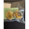 Image 1 : PAIR OF VINTAGE CANADIAN CORPS COLLAR BADGES
