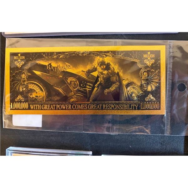 COLLECTIBLE BATMAN BANK NOTE