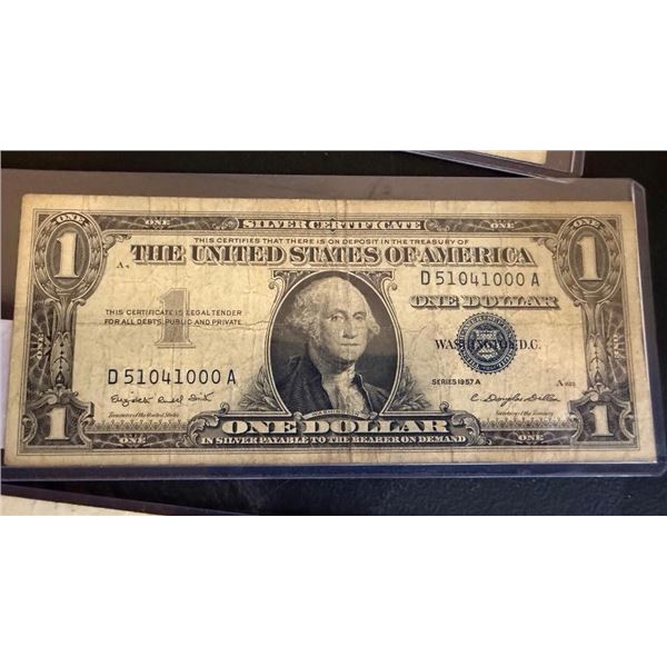 1957 SERIES US 1 DOLLAR BILL