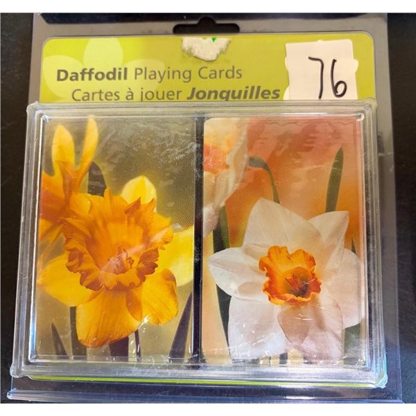 DAFFODIL PLAYING CARDS
