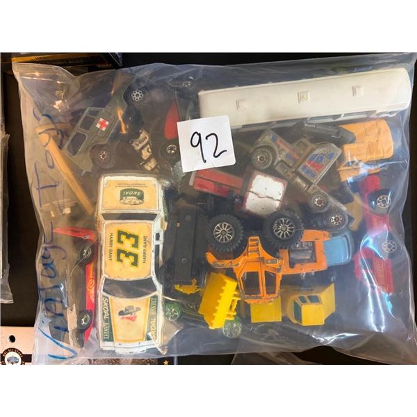 BAG OF ASSORTED DINKY CARS