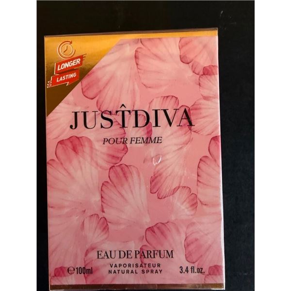 BOTTLE OF JUSTDIVA PERFUME