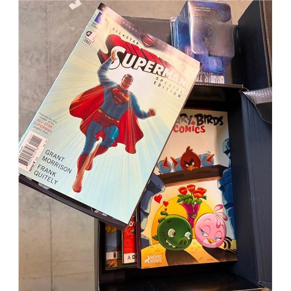 BOX OF ASSORTED COMIC BOOKS