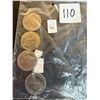 Image 1 : 4 OF 50 CENT CANADIAN PIECES