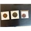 Image 1 : 3 LARGE 1 CENT PIECES - 1893,96,97