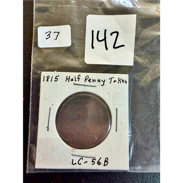 1815 HALF-PENNY TOKEN
