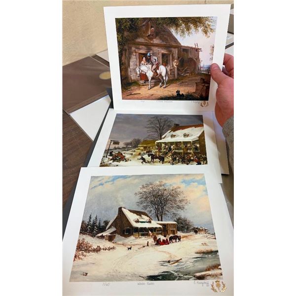 3 ASSORTED REPRO PRINTS