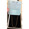 Image 1 : 18 KT GOLD OVERLAY NECKLACE
