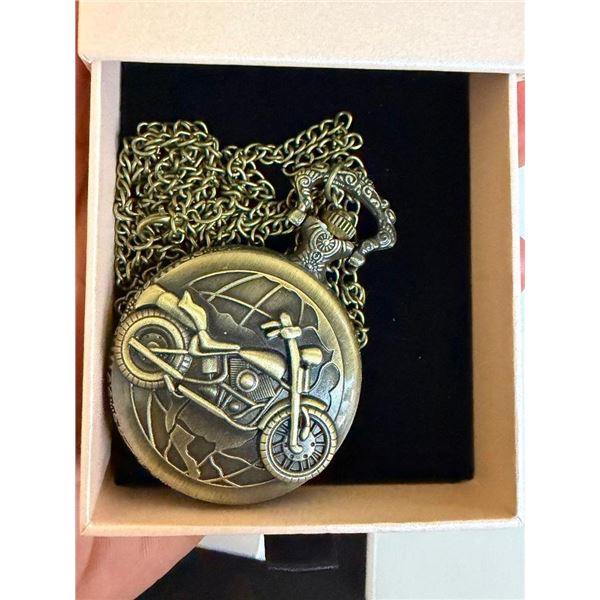 MOTORCYCLE POCKET WATCH