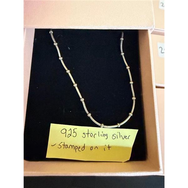 925 STERLING SILVER NECKLACE