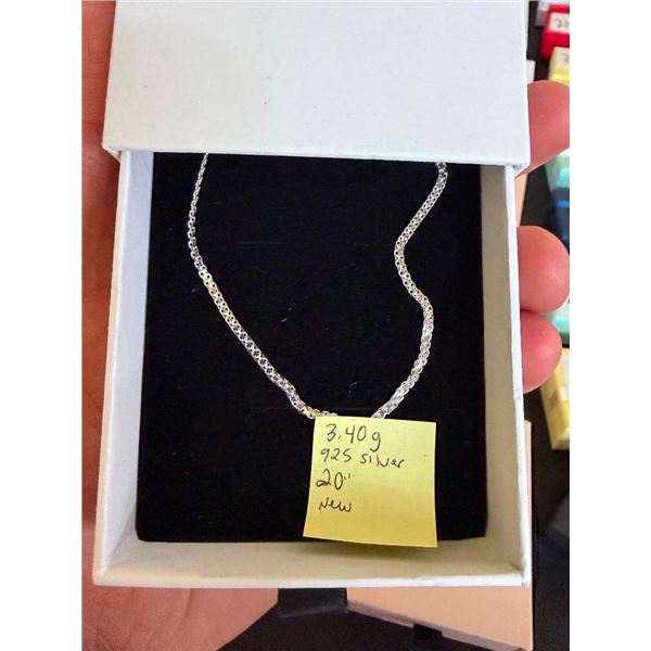 925 SILVER 20 INCH CHAIN