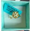 Image 1 : 925 STERLING SILVER WHITE OPAL WOMENS SIZE 8 RING - SEE PICTURE FOR FURTHER INFO