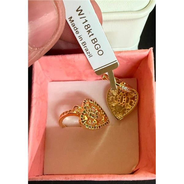 18 KT GOLD OVERLAY WOMENS EARRINGS