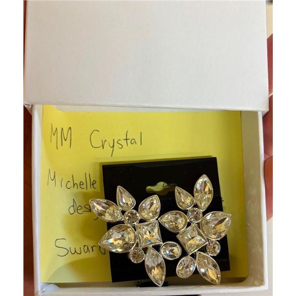 SET OF LARGE DESIGNER EAR PINS