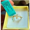 Image 1 : 925 STERLING SILVER MOISSANITE SIZE 6 RING - SEE PICTURE FOR FURTHER INFO