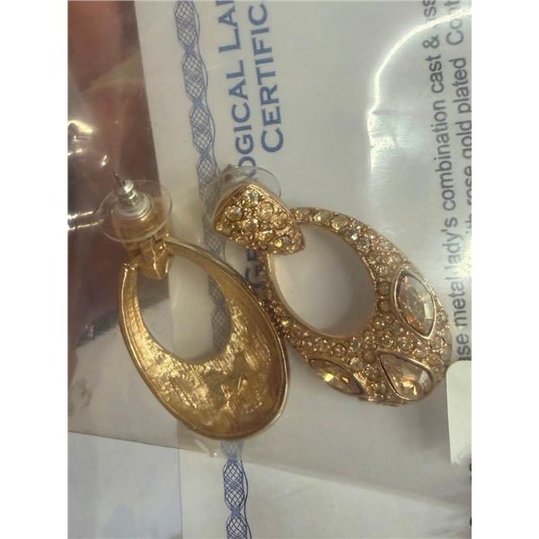 SET OF MMCRYSTAL DESIGNER EARRINGS - SEE PICTURE FOR FURTHER INFO