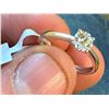 Image 1 : STERLING SILVER MOISSANITE SIZE 5 RING - SEE PICTURE FOR FURTHER INFO