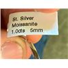 Image 2 : STERLING SILVER MOISSANITE SIZE 5 RING - SEE PICTURE FOR FURTHER INFO