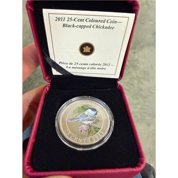 2011 COLLECTIBLE CANADIAN CHICKADEE COIN