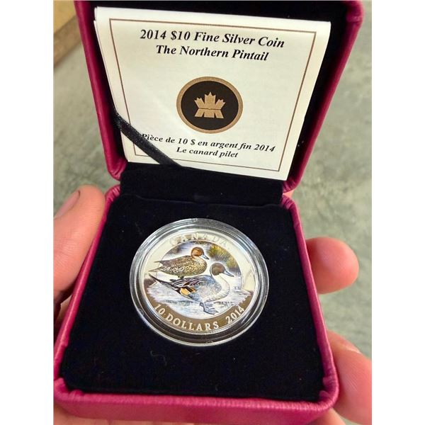 2014 COLLECTIBLE CANADIAN PIN TAIL COIN