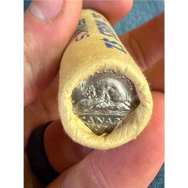 ROLL OF 1970 CANADIAN NICKELS
