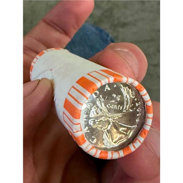 ROLL OF 2018 CANADIAN QUARTERS - NEVER USED