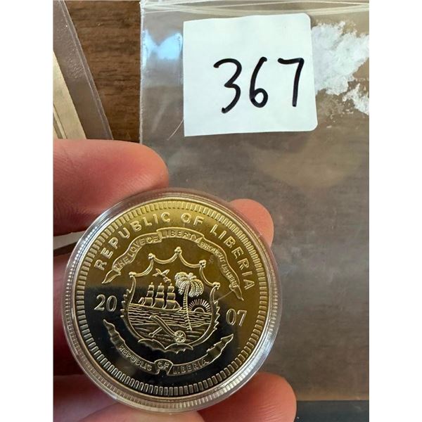 2007 REPUBLIC OF LIBERIA COIN
