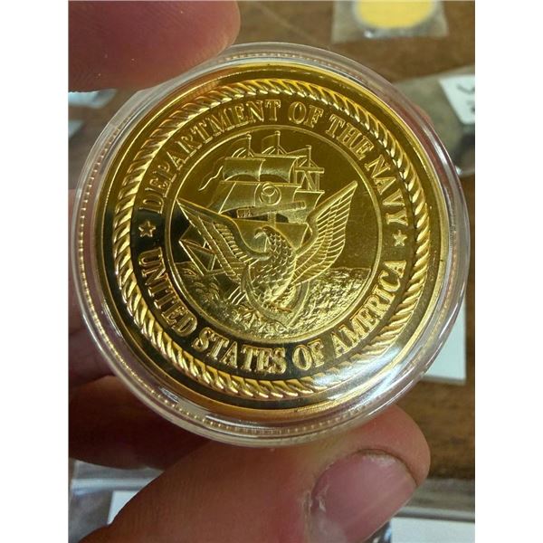 US DEPARTMENT OF THE NAVY COLLECTIBLE TOKEN